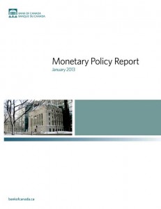 Monetary Policy Report - January 2013