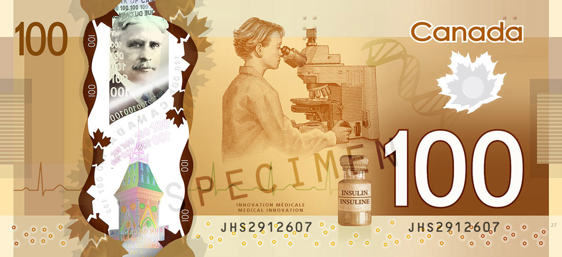 Back of $100 Note