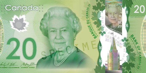 New Canadian $10 Bill Wins International Bank Note Award : NPR
