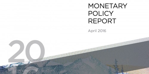 Monetary Policy Report - April 2016