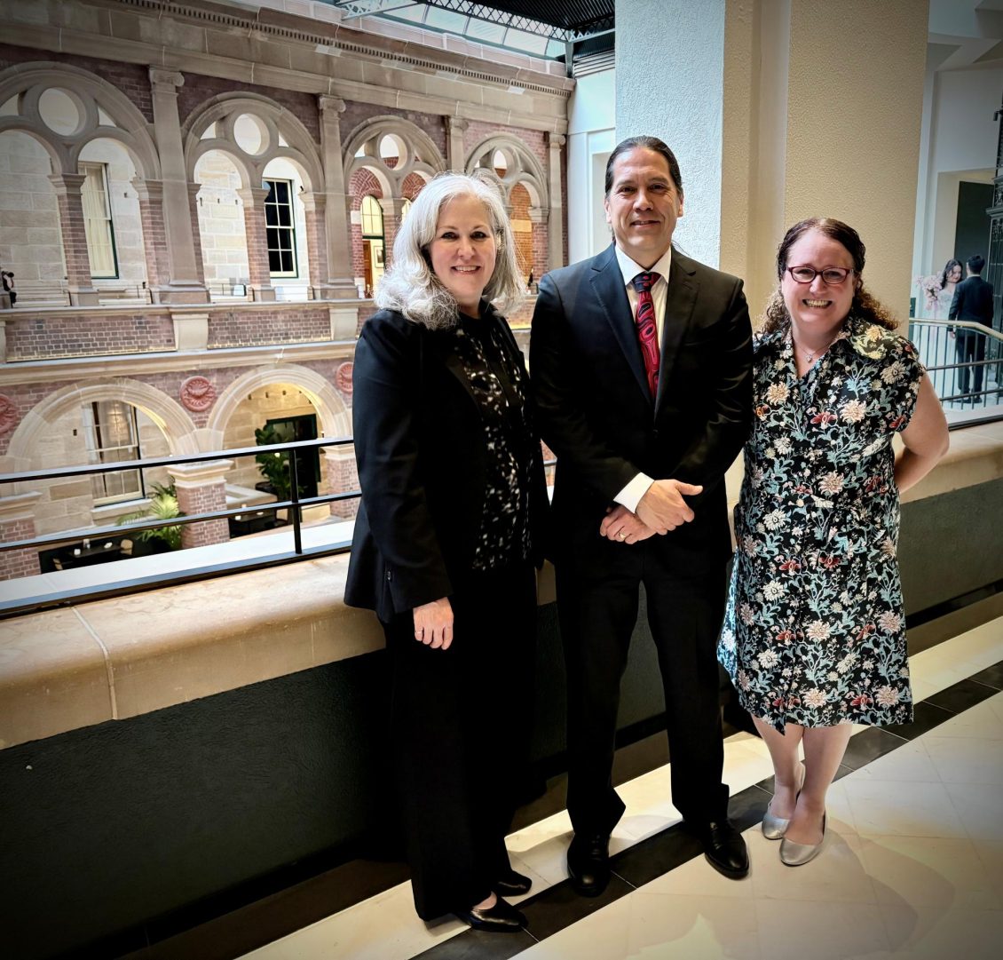 Maureen Carroll, Bill Lomax and Stephanie Richardson Maureen Carroll, Bill Lomax and Stephanie Richardson pose for a photo at the central bank symposium
